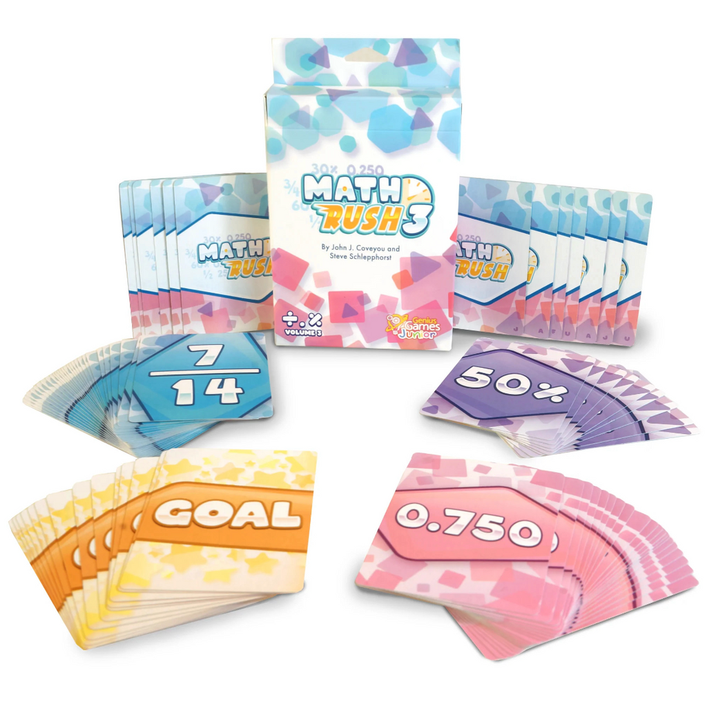 Math Rush 3: Fractions, Decimals, & Percentages