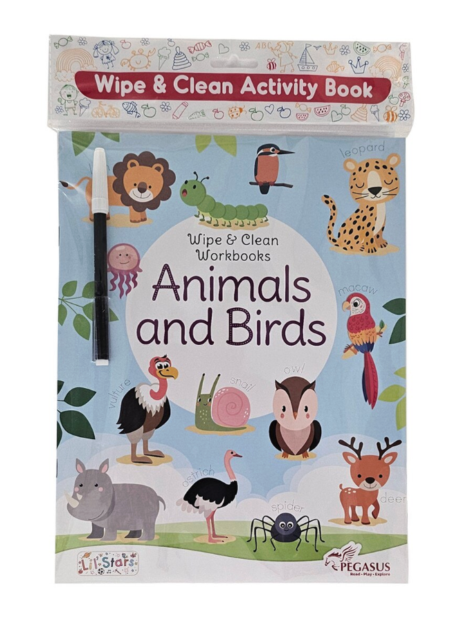Popcorn - Wipe & Clean - Animals