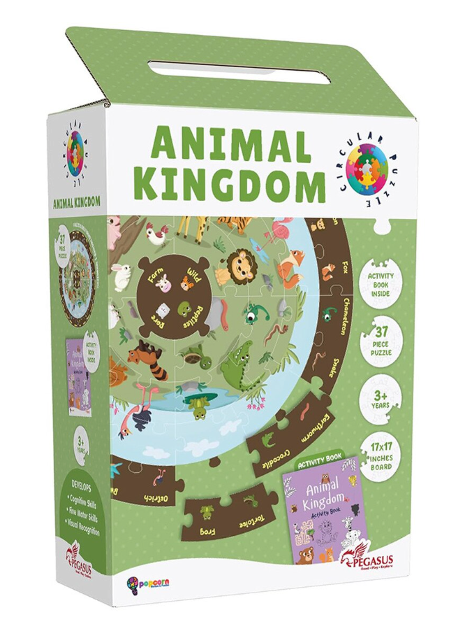 Popcorn - Animal Kingdom- (CIRCULAR PUZZLE)