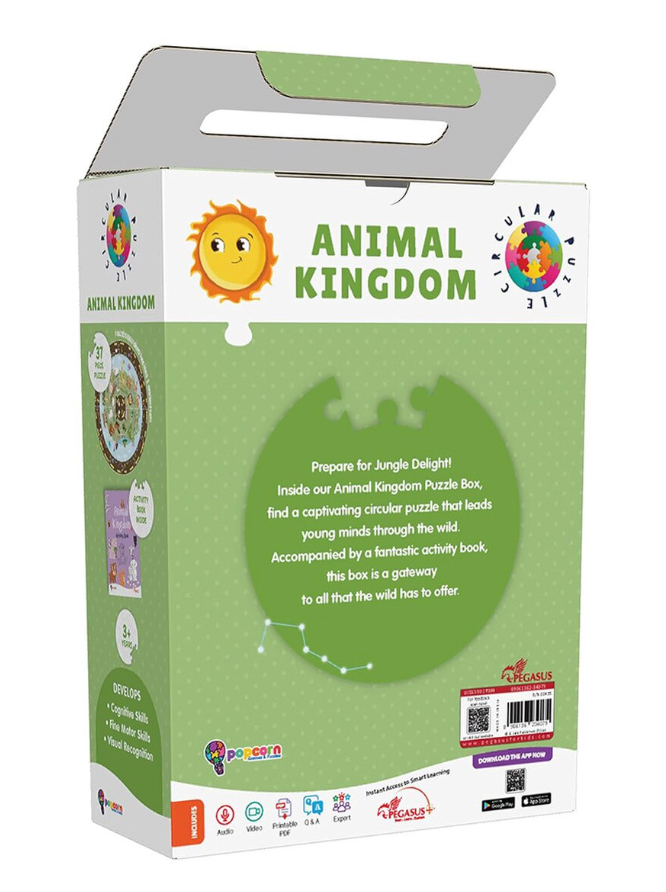 Popcorn - Animal Kingdom- (CIRCULAR PUZZLE)
