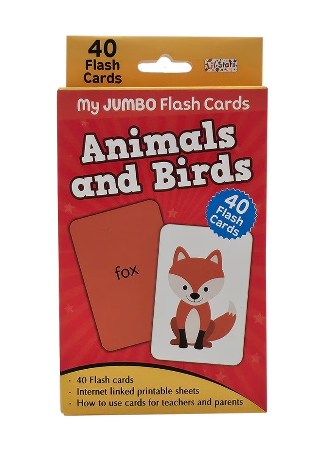 Popcorn - ANIMALS & BIRDS FLASH CARDS
