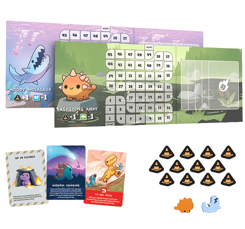 Happy Little Dinosaurs - Hazards Ahead Expansion