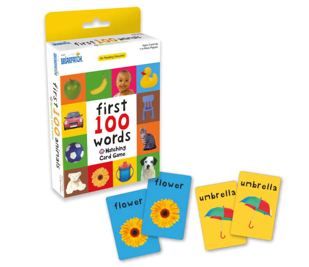 First 100 Words Matching Card Game