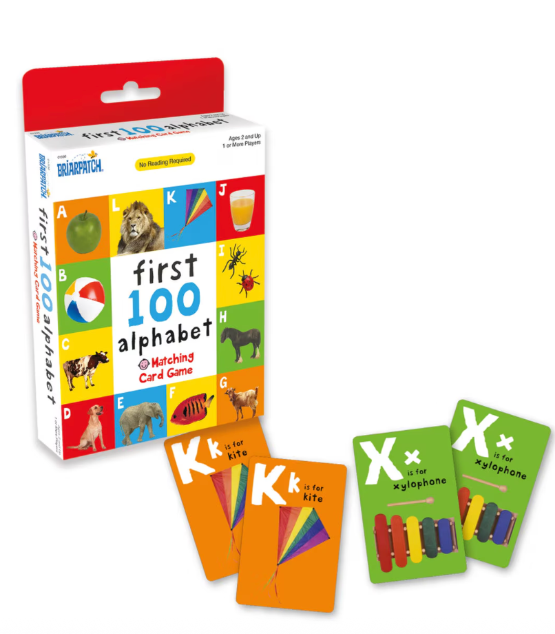 First 100 Alphabet Matching Card Game