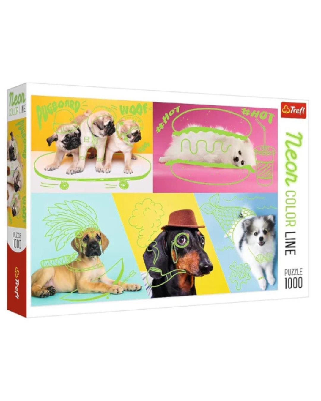Trefl 1000pc Far out dogs Puzzle