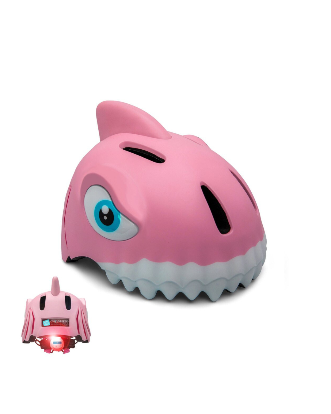 Crazy Safety - Shark Bicycle Helmet - Pink