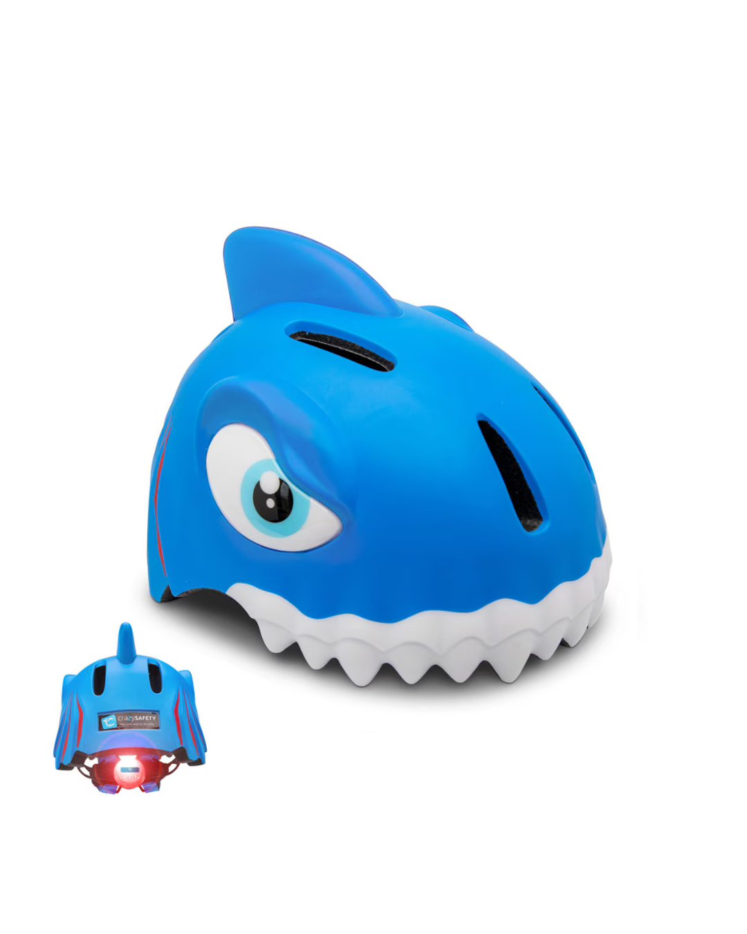 Crazy Safety - Shark Bicycle Helmet - Blue