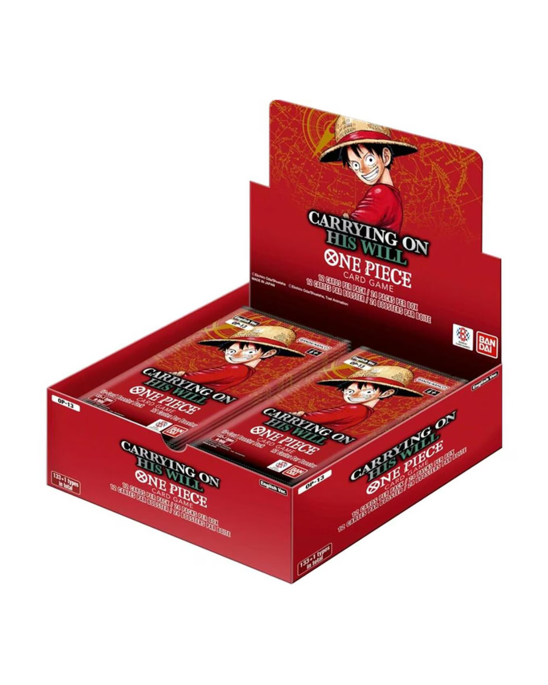 One Piece Card Game: Carrying On His Will Booster Box (OP-13)