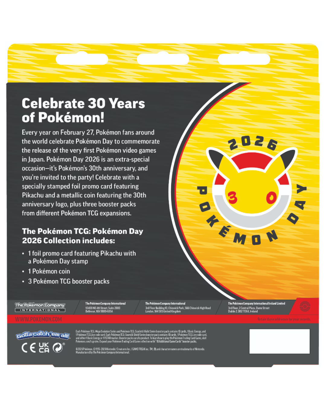 Pokémon TCG: Pokémon Day 2026 Collection